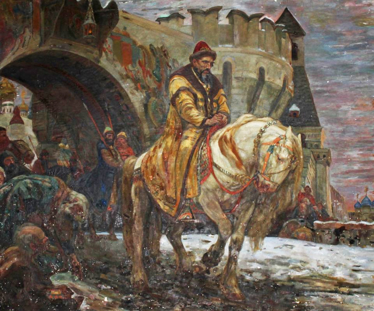 М.Панин, картина Тайный выезд Ивана Грозного перед опричниной