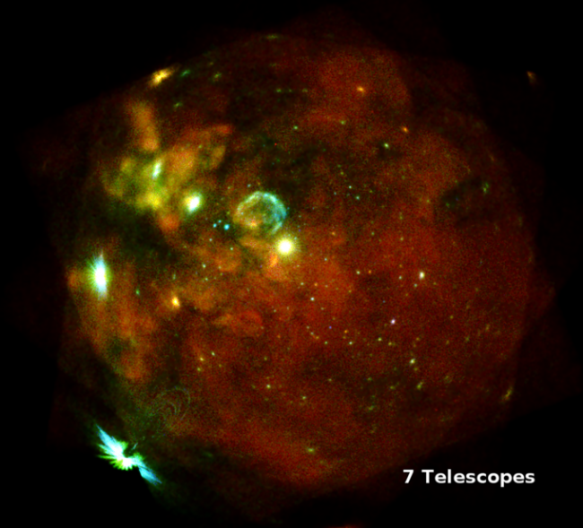 Первые снимки телескопа, схватывающего энергию темной материи