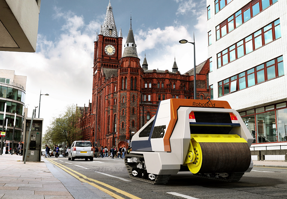 Самоуправляемые роботы займутся ремонтом дорог в Великобритании