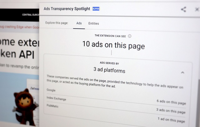 Новое расширение Chrome расскажет о механизмах работы интернет-рекламы
