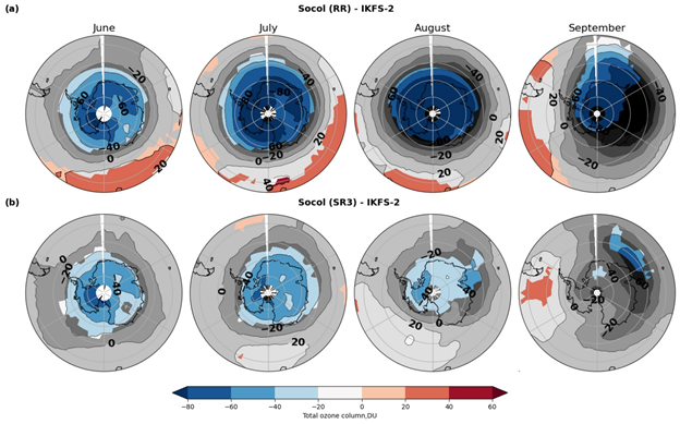 Ученые СПбГУ значительно улучшили точность моделирования озонового слоя в Южном полушарии