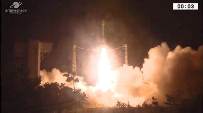 Ракета Vega потерпела аварию при запуске