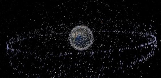 Космический мусор на орбите Земли 