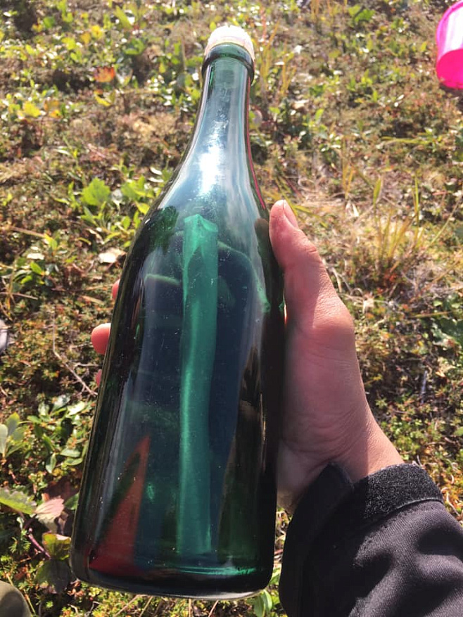 На Аляске найдена бутылка с посланием из СССР