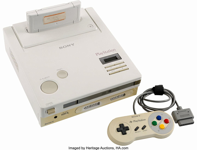 Единственная в мире модель Nintendo PlayStation была продана за 360 тысяч долларов
