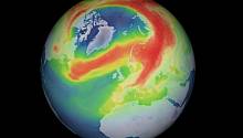 В озоновом слое над Арктикой образовалась необычно большая дыра