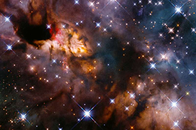 «Хаббл» продемонстрировал эмиссионную туманность Креветка