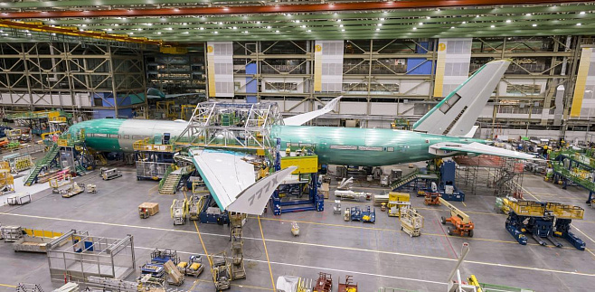 Собран первый испытательный самолет Boeing 777X