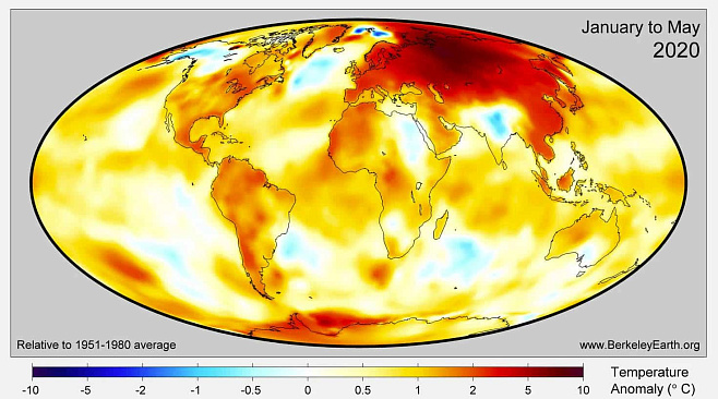 Сибирская аномальная жара побила арктический температурный рекорд
