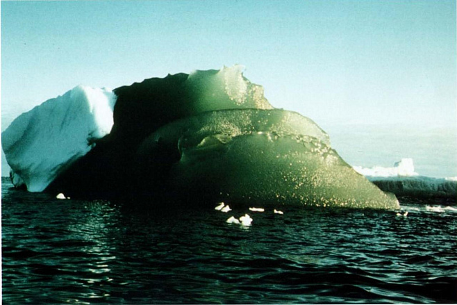  Ученые выдвинули новую теорию о происхождении зеленых айсбергов 