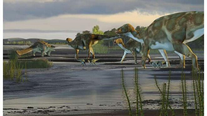 Уникальная структура костей динозавров поддерживала их огромный вес