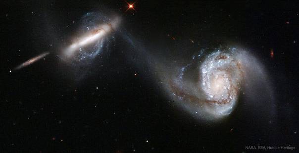 Слияние галактик увеличивает количество звезд в два раза