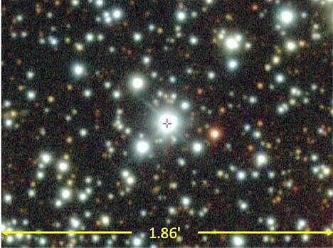 Обнаружен необычный источник пыли, затемняющий звезду
