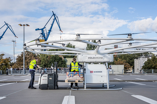 Немецкая компания протестировала тяжёлый транспортный дрон