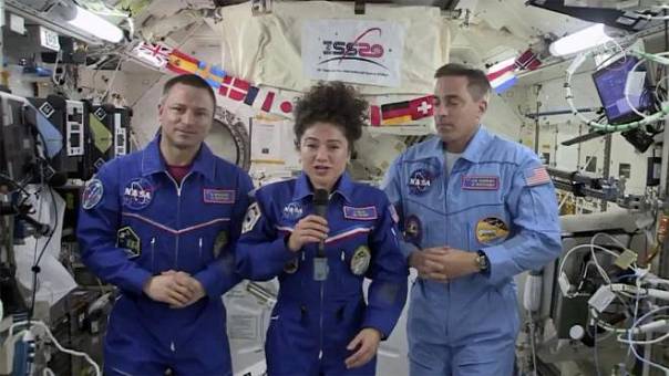Космический корабль «Союз» с тремя космонавтами на борту приземлился в Казахстане
