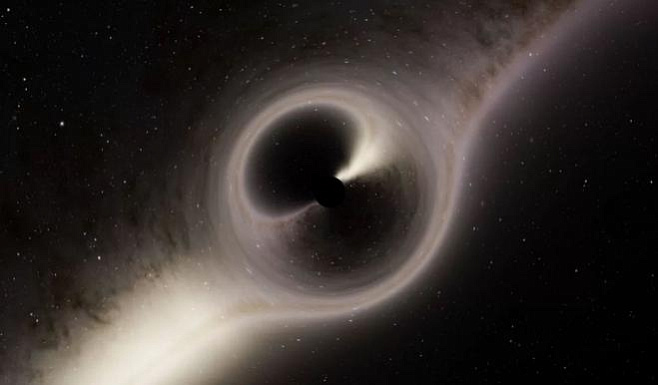 Сто миллиардов солнц — обычный размер для некоторых чёрных дыр