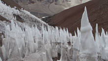 Ледяные шпили пустыни Атакама облюбовали микроорганизмы