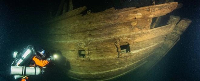 В Финском заливе нашли хорошо сохранившийся корабль XVII века 