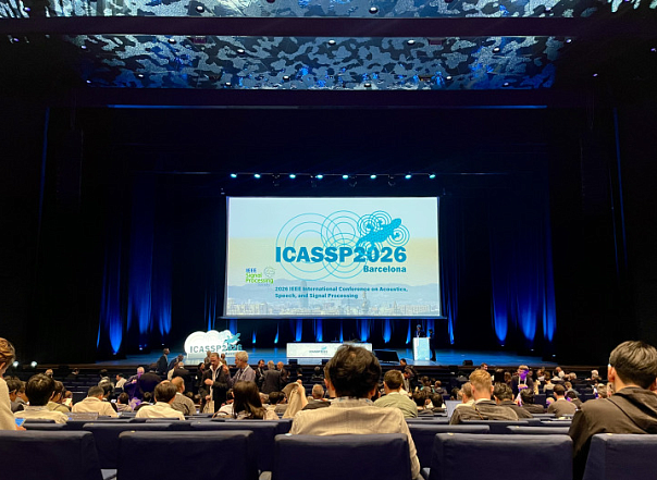 Студент ВМК МГУ представил доклад на конференции ICASSP 2026 в Барселоне