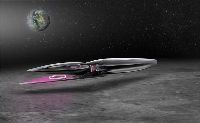 Дизайнеры Lexus представили своё виденье космического транспорта будущего