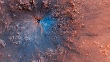 Астрономы нашли на Марсе новый необычный кратер