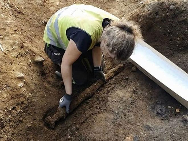 Норвежские археологи раскопали могилу викинга-левши 