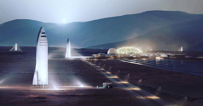 Маск представил ракету для сверхбыстрых полетов в любую точку планеты и на Марс