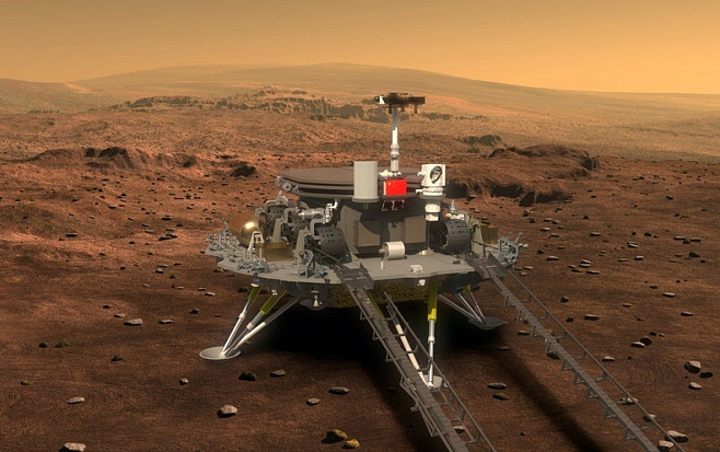 Китайский аппарат «Тяньвэнь-1» совершил успешную посадку на Марс