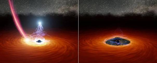Ученые впервые зафиксировали затухание короны черной дыры 