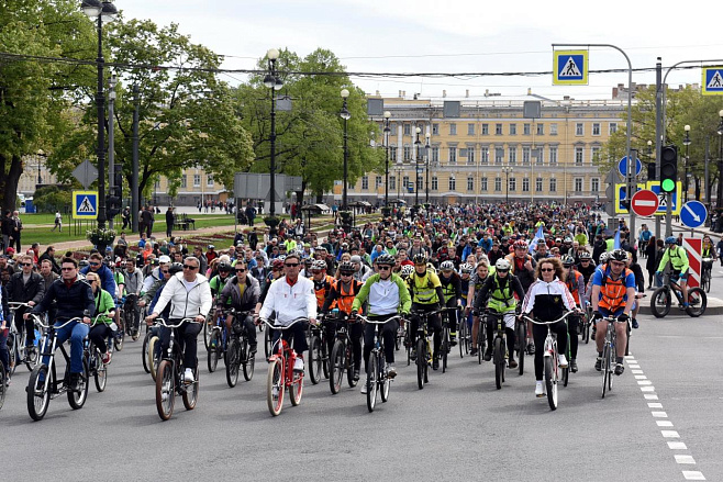 В День города в Петербурге пройдет Большой велопарад