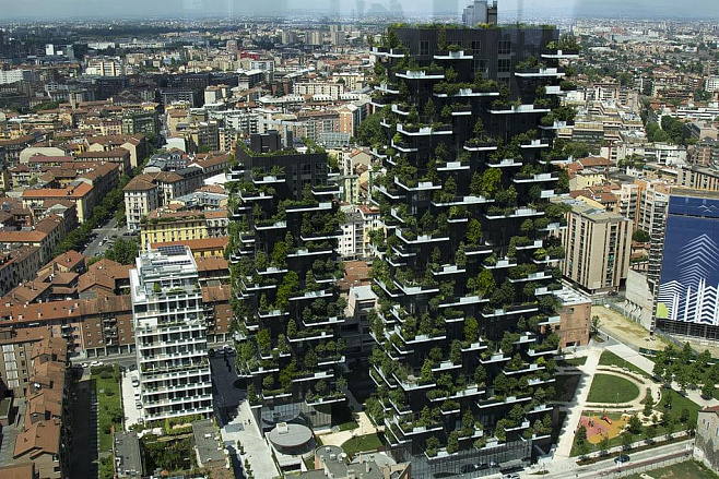 Миланский небоскреб "Вертикальный лес" снова признан лучшим в мире