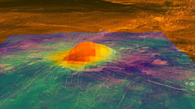 На Венере обнаружены возможно действующие вулканы