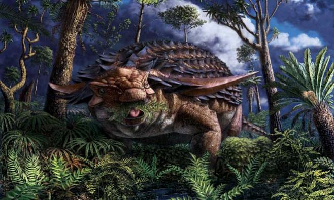 Что в последний раз в своей жизни ел нодозавр?
