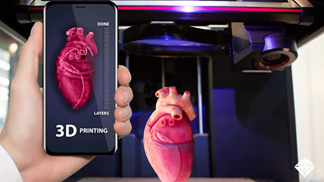 Исследователи создали полноразмерную модель сердца на 3D-принтере