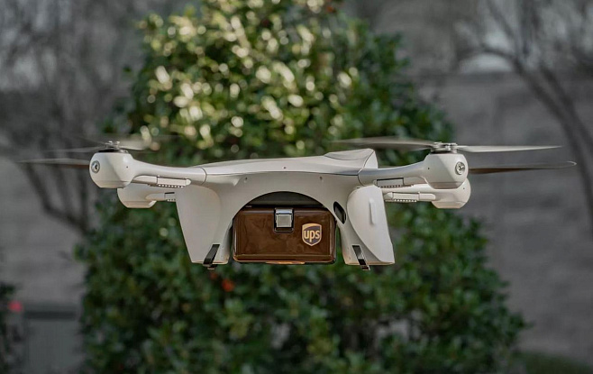 Службе доставки из США разрешили использовать дронов-курьеров