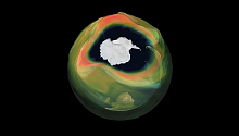 Озоновая дыра над Антарктидой выросла до огромных размеров