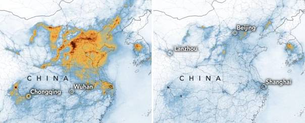 В Китае резко снизился уровень загрязнения диоксидом азота