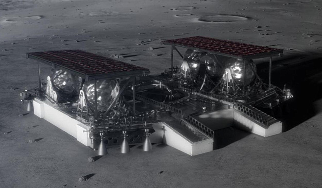 NASA представило концепт лунного грузового посадочного модуля 