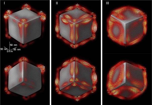 Получено первое в истории 3D-изображение электромагнитного поля нанокристалла