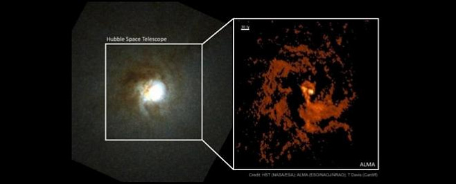 Астрономы обнаружили черную дыру средней массы в сердце призрачной галактики 