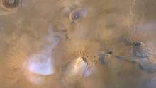 Небольшие пыльные бури обезвоживают Марс в той же степени, что и масштабные