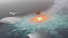 В Мексиканском заливе произошёл подводный пожар