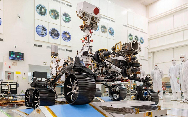 Ровер «Марс 2020» завершил свою первую поездку 