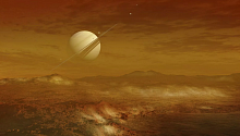 Астрономы: Титан отдаляется от Сатурна на бешеной скорости