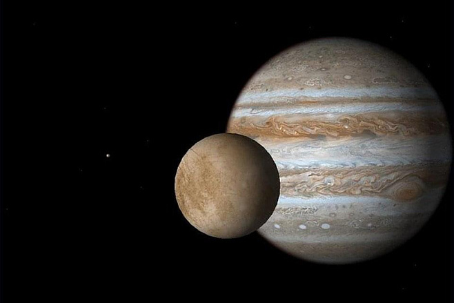 Ученые NASA подтвердили наличие водяного пара над поверхностью Европы, луны Юпитера