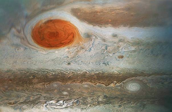 Аппарат «Юнона» измерил глубину вихря Юпитера