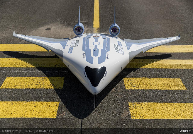 Airbus представила новую модель самолёта будущего