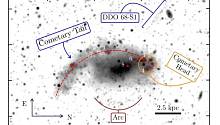 Получены новые данные о необычной галактике с низкой металличностью