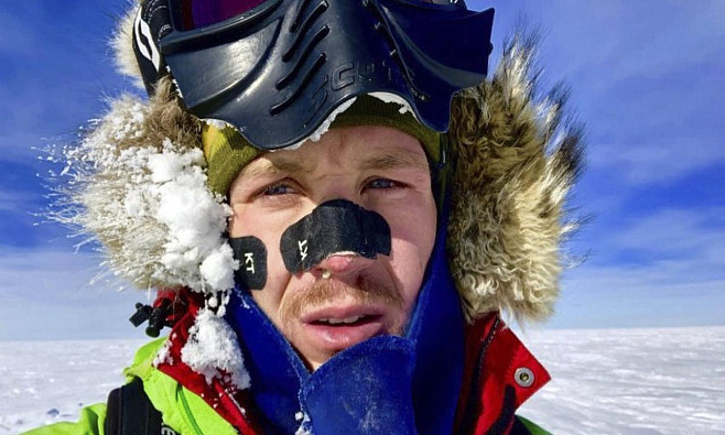 Человек впервые в одиночку пересек Антарктиду