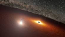Учёные подтвердили существование двойной чёрной дыры в блазаре OJ 287